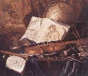 Still Life of Musical Instruments Pieter de Ring